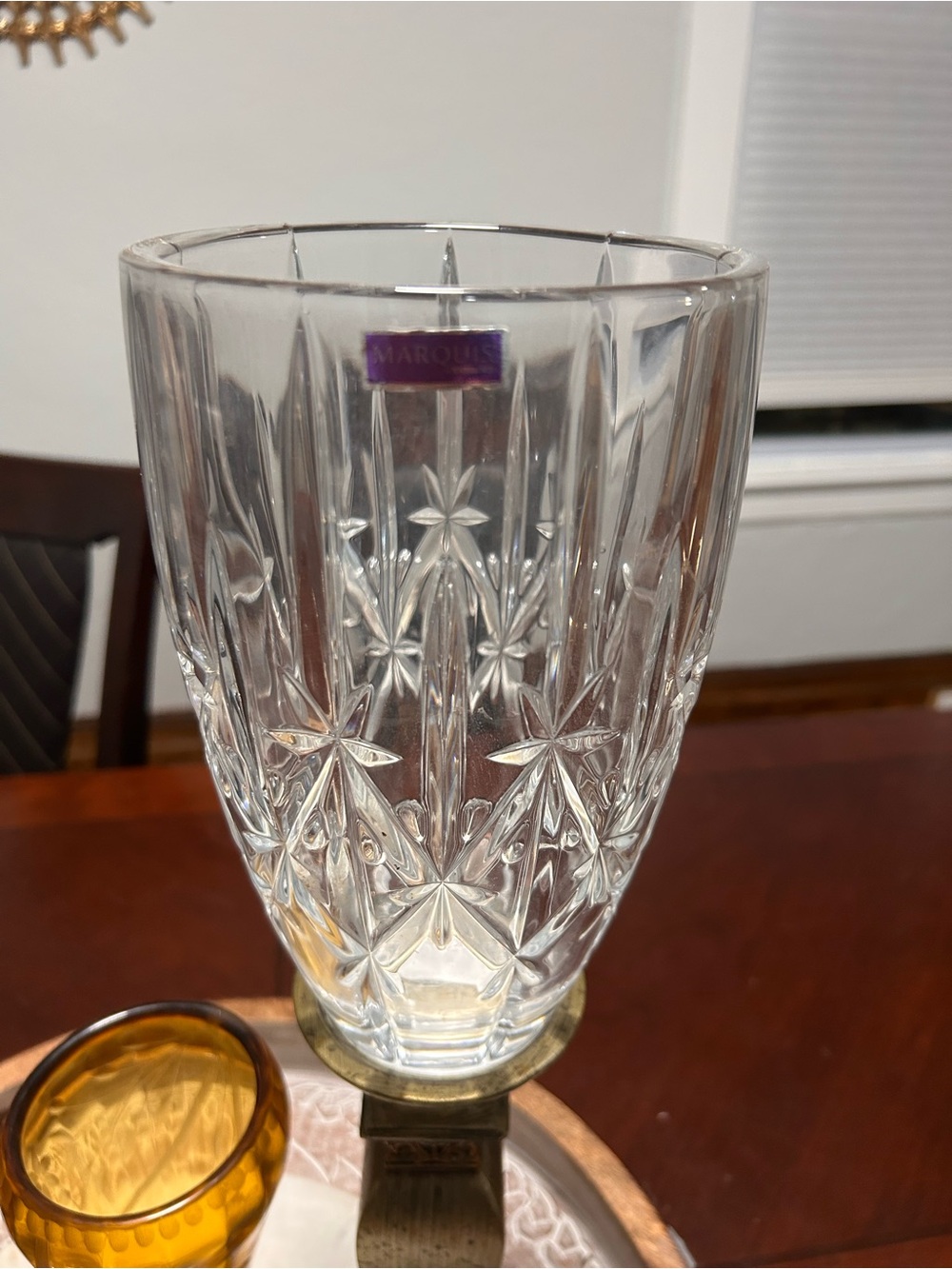 Waterford Marquis Sparkle Vase Cut Crystal Vase/ new tags